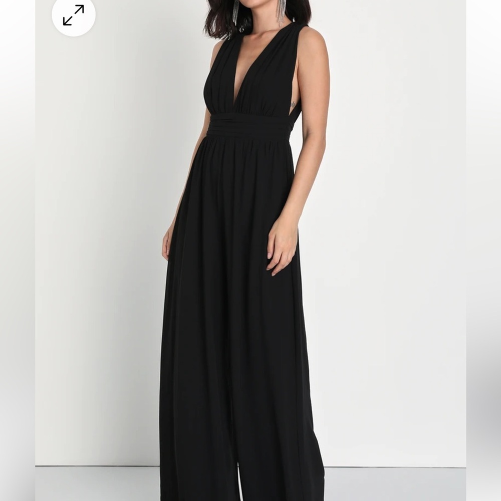Lulus Divine Muse Black Wide-Leg Jumpsuit
New M - Picture 3 of 10